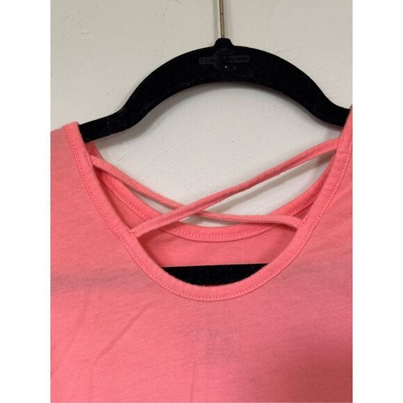 The Children’s Place Girls Peach & Floral Print Be Kind Graphic Tank Top with Cr - Picture 5 of 6